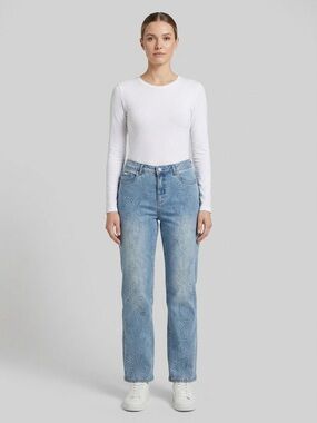 FDJ French Dressing Jeans Olivia Light Blue Women's Straight Jeans US 12